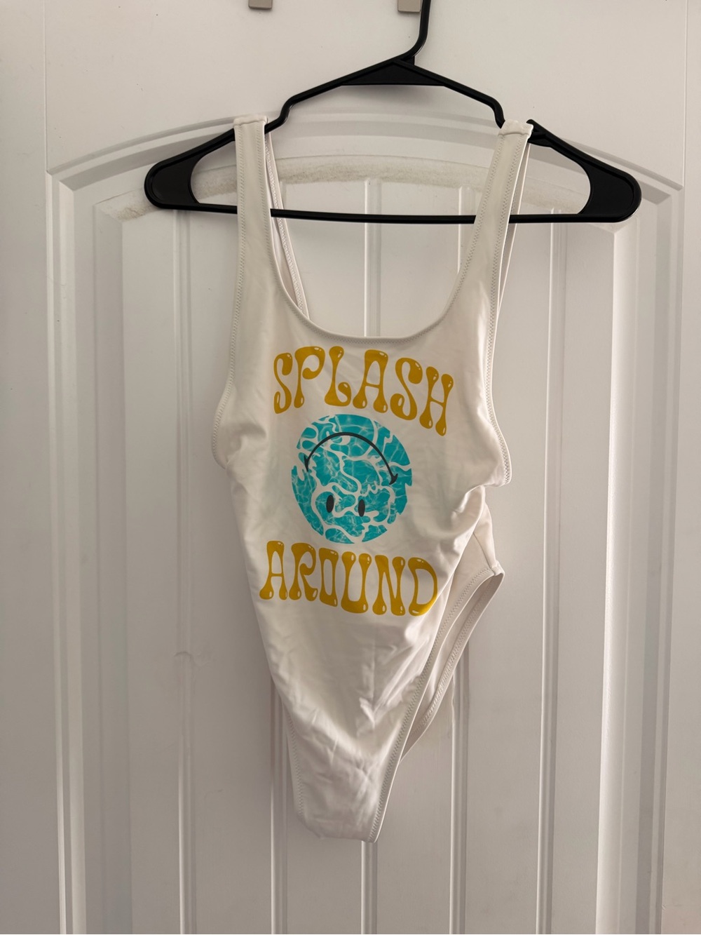 Women’s White 'Splash Around' One-Piece Swimsuit